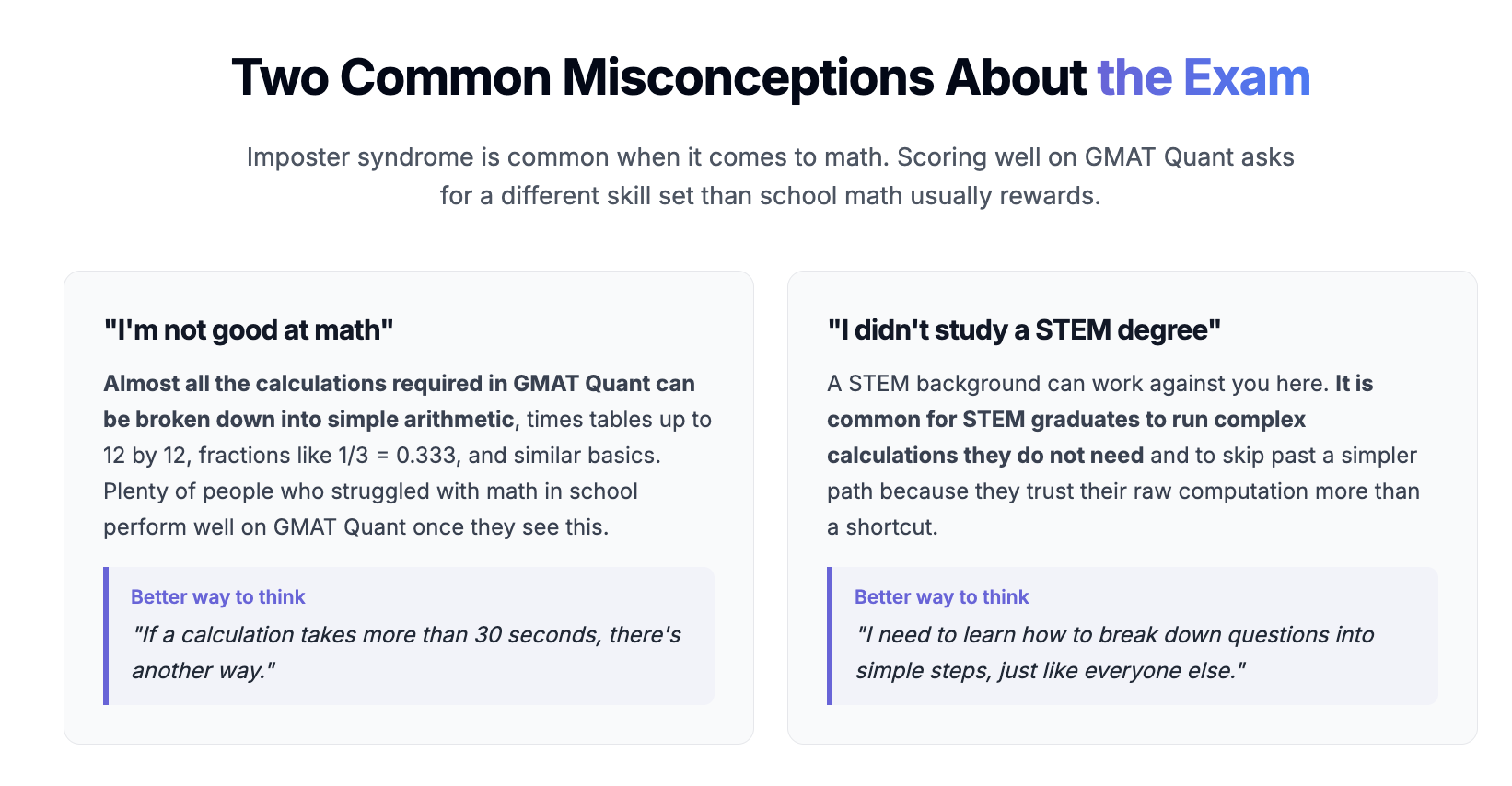 Why GMAT Quant is less complex than you think: breaking questions into simple steps