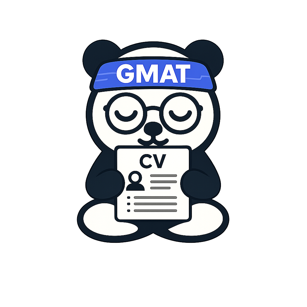 Panda holding CV